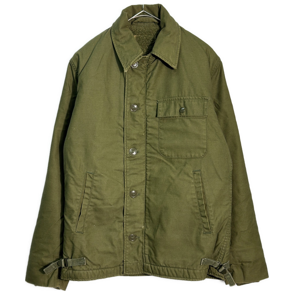 70s U.S. NAVY A-2 Deck Jacket Military Jacket