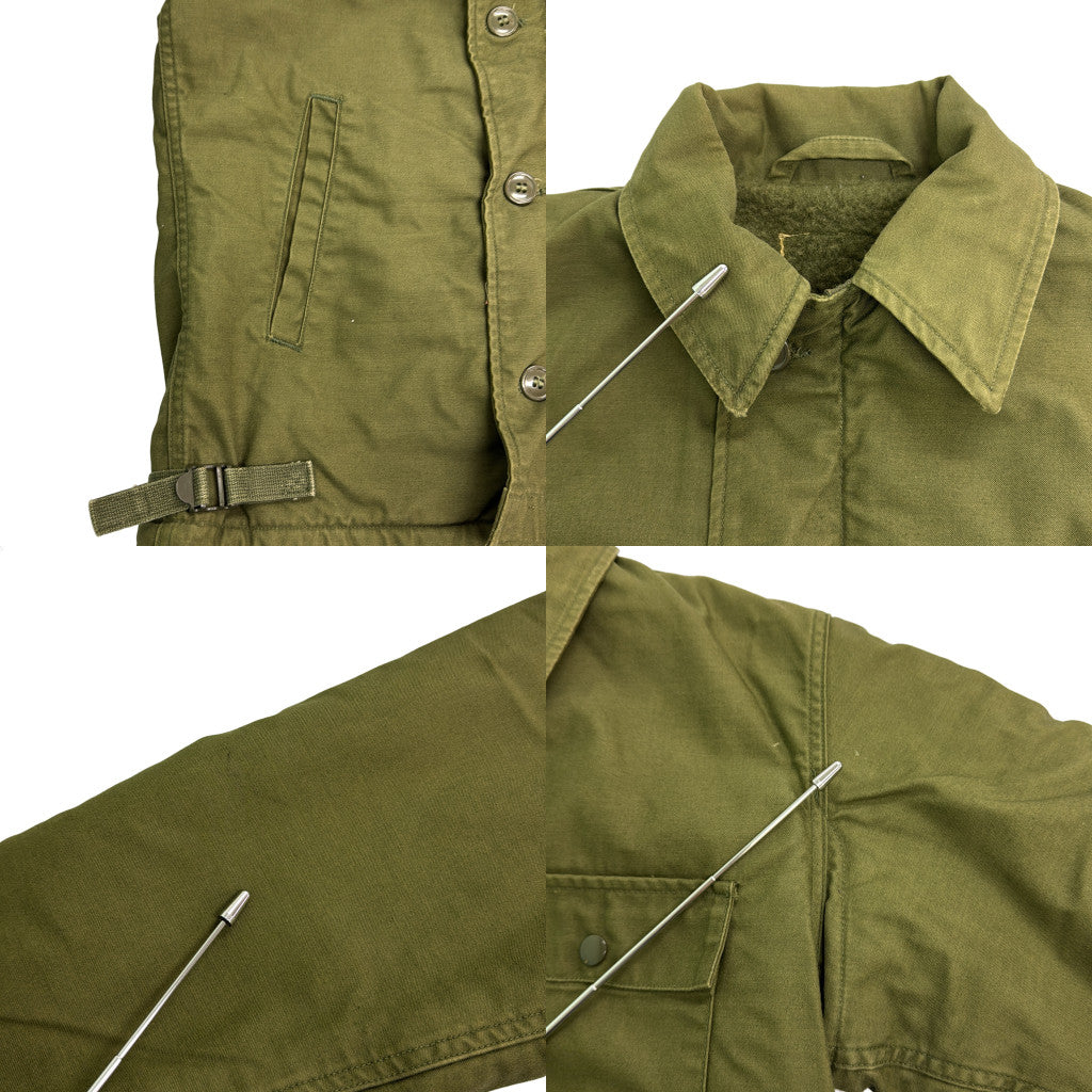 70s U.S. NAVY A-2 Deck Jacket Military Jacket
