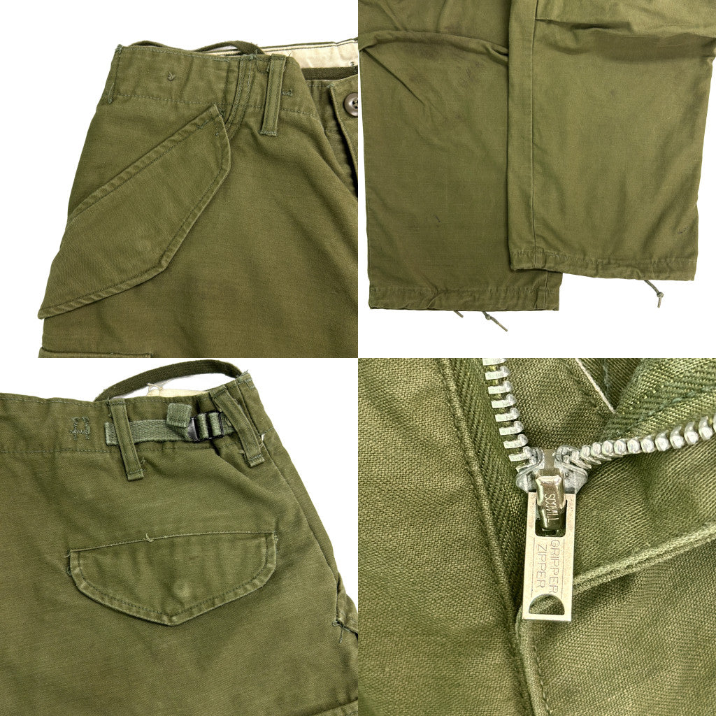 60s U.S. ARMY M-65 Field Trousers Military Pants