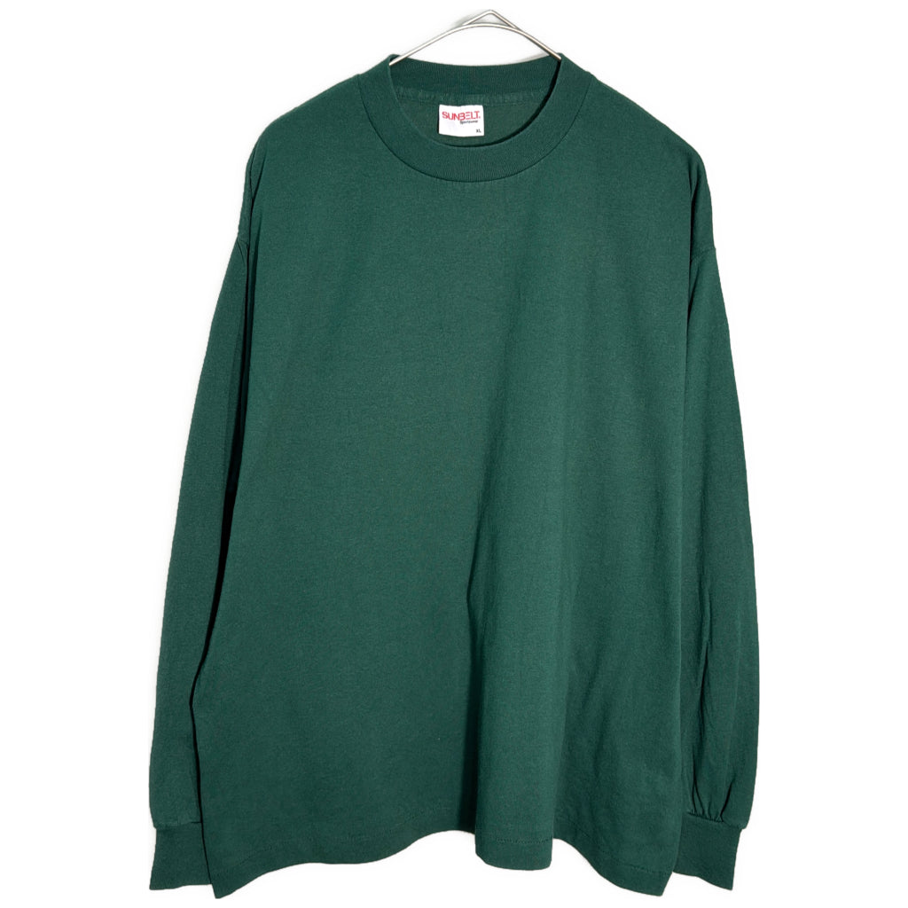 90s Sunbelt Sportswear Plain Long Sleeve T-Shirt
