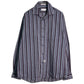 80s YVES SAINT LAURENT Stripe Shirt