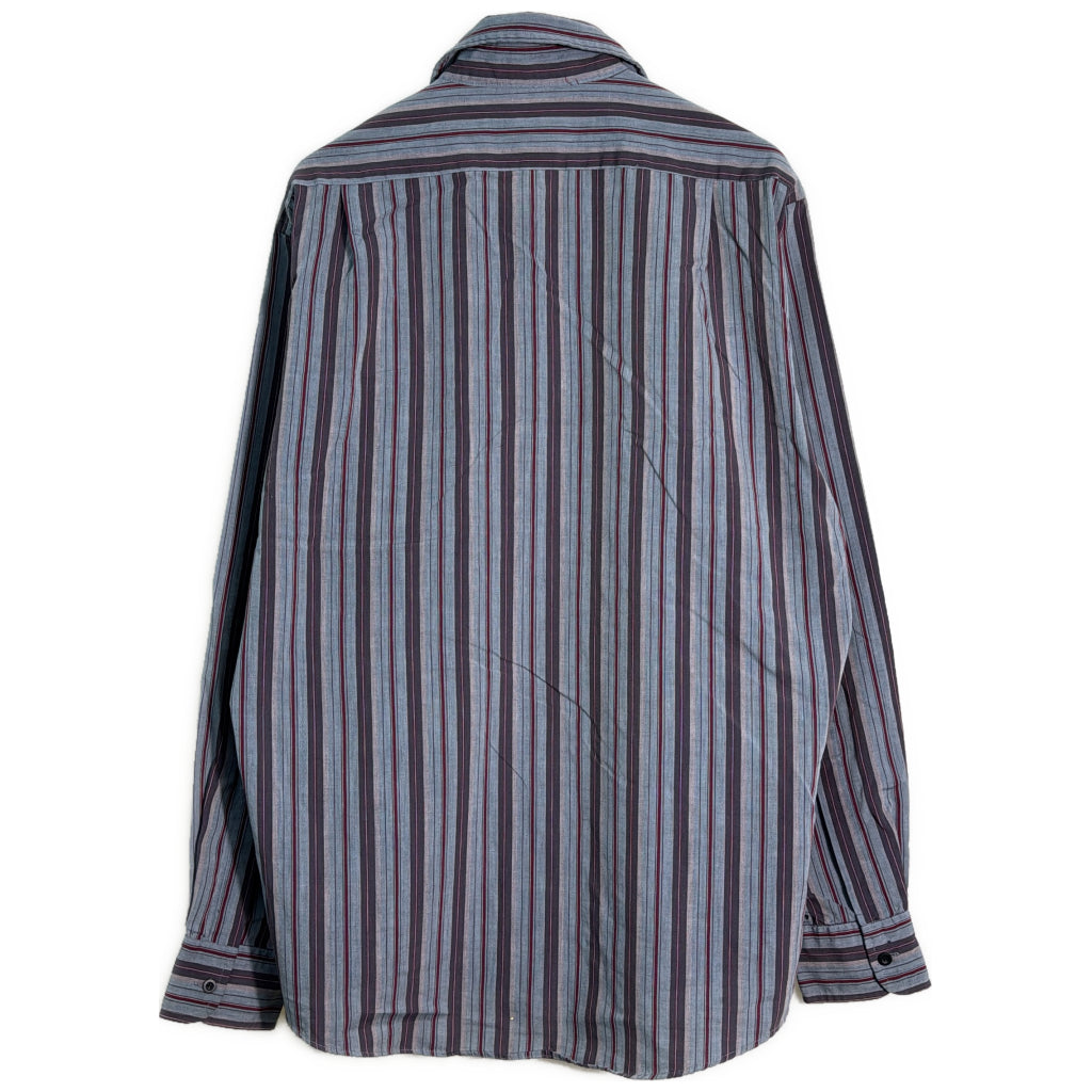 80s YVES SAINT LAURENT Stripe Shirt