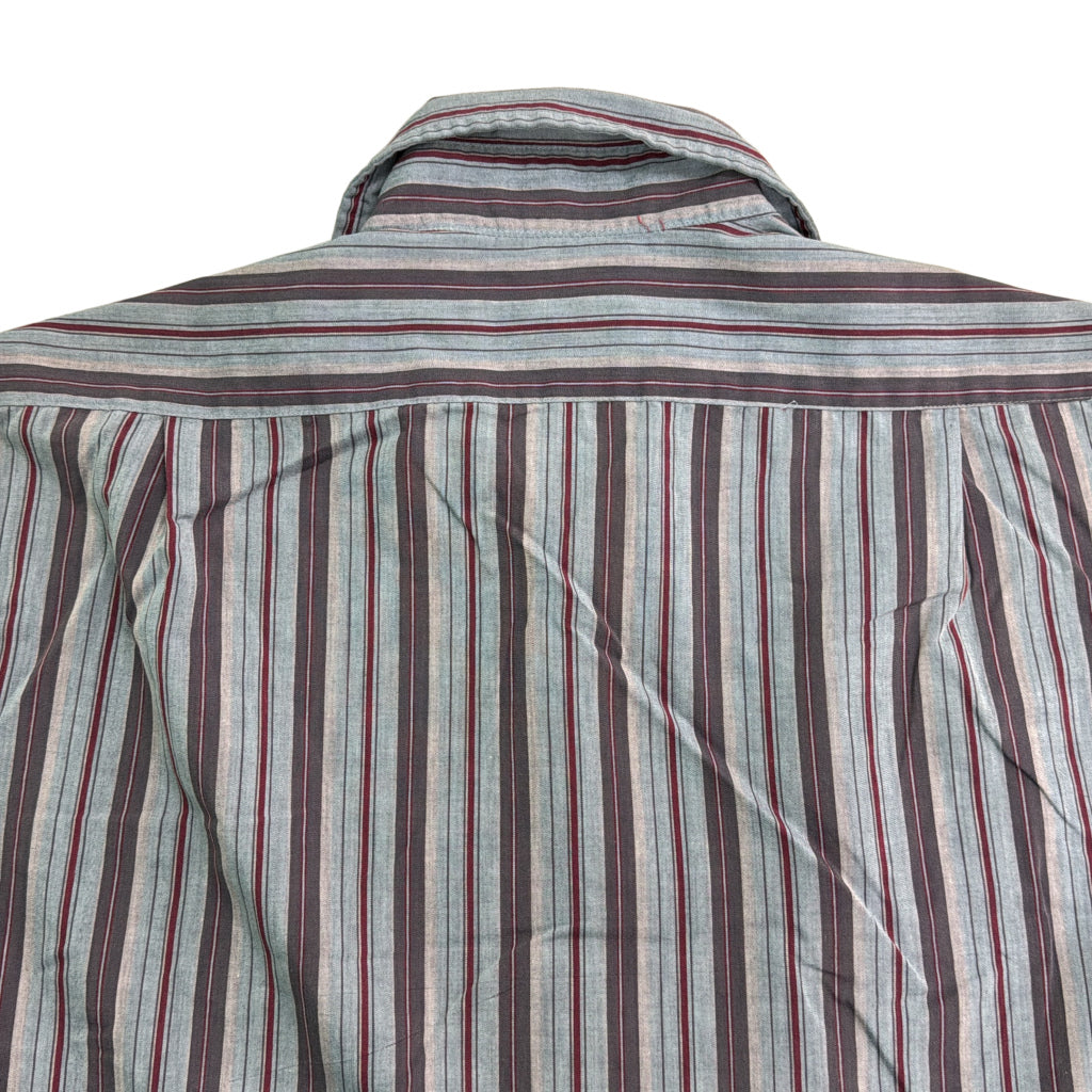 80s YVES SAINT LAURENT Stripe Shirt