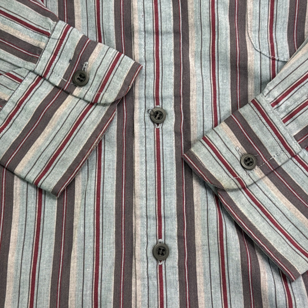 80s YVES SAINT LAURENT Stripe Shirt