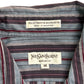 80s YVES SAINT LAURENT Stripe Shirt