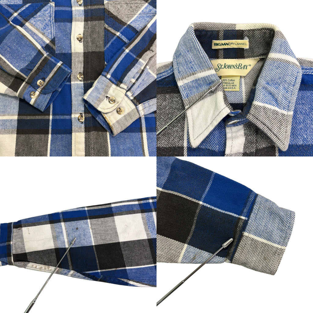 80s ST.JOHN'S BAY BIG MAC ビッグマック Flannel Shirt