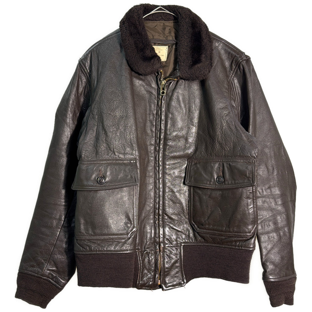 70s U.S. NAVY G-1 Flight Jacket Military Jacket