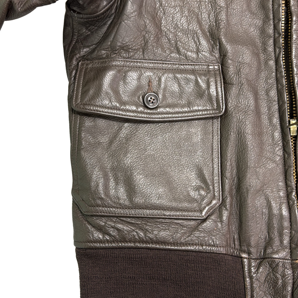 70s U.S. NAVY G-1 Flight Jacket Military Jacket