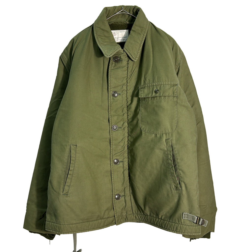 70s U.S. NAVY A-2 Deck Jacket Military Jacket