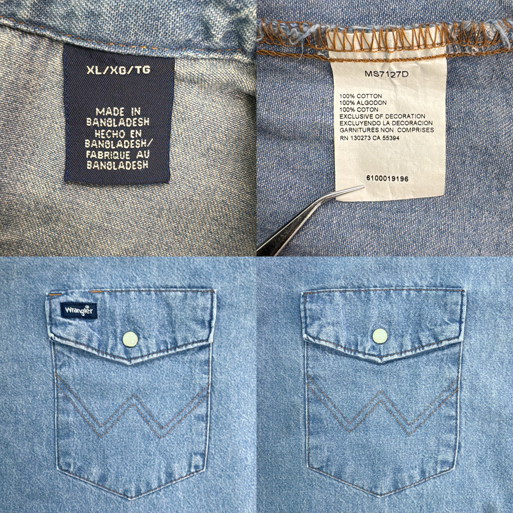 Wrangler Denim Chambray Shirt