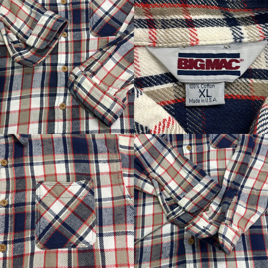80s BIG MAC Flannel Shirt