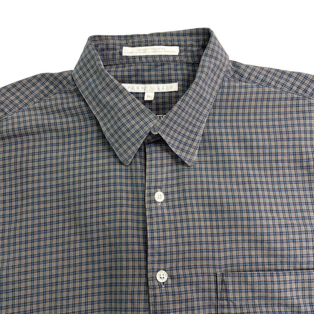 90s PERRY ELLIS Check Shirt