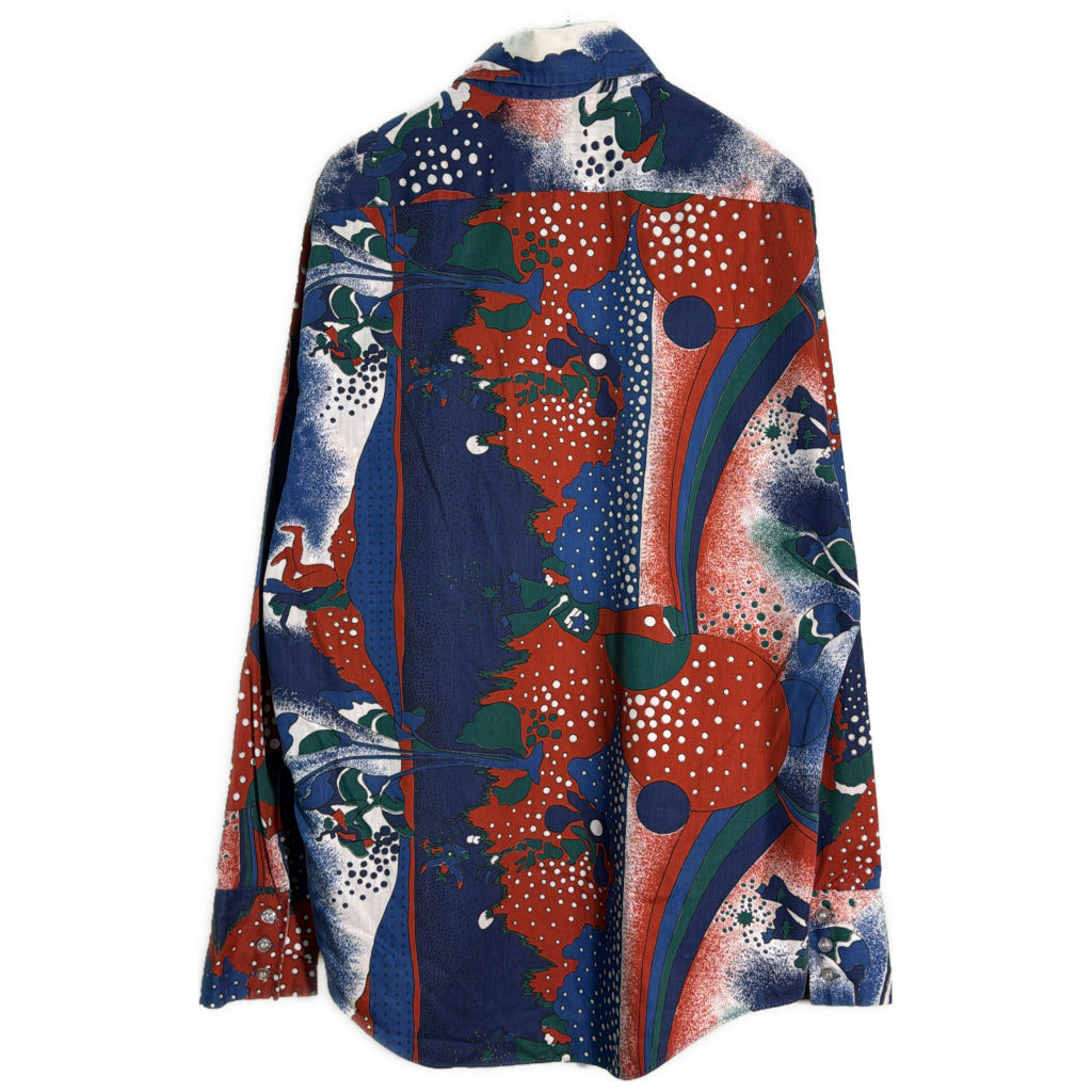 70s CAMPUS EXPRESSIONS by CAMPUS Patterned Shirt