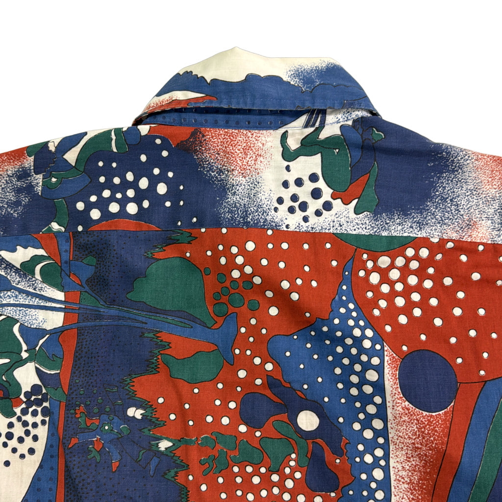 70s CAMPUS EXPRESSIONS by CAMPUS Patterned Shirt