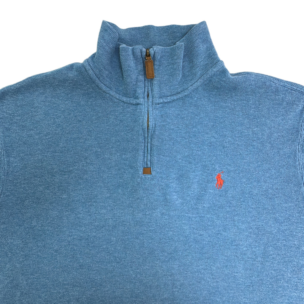 Polo by Ralph Lauren Half Zip Cotton Sweater Half Zip Sweater