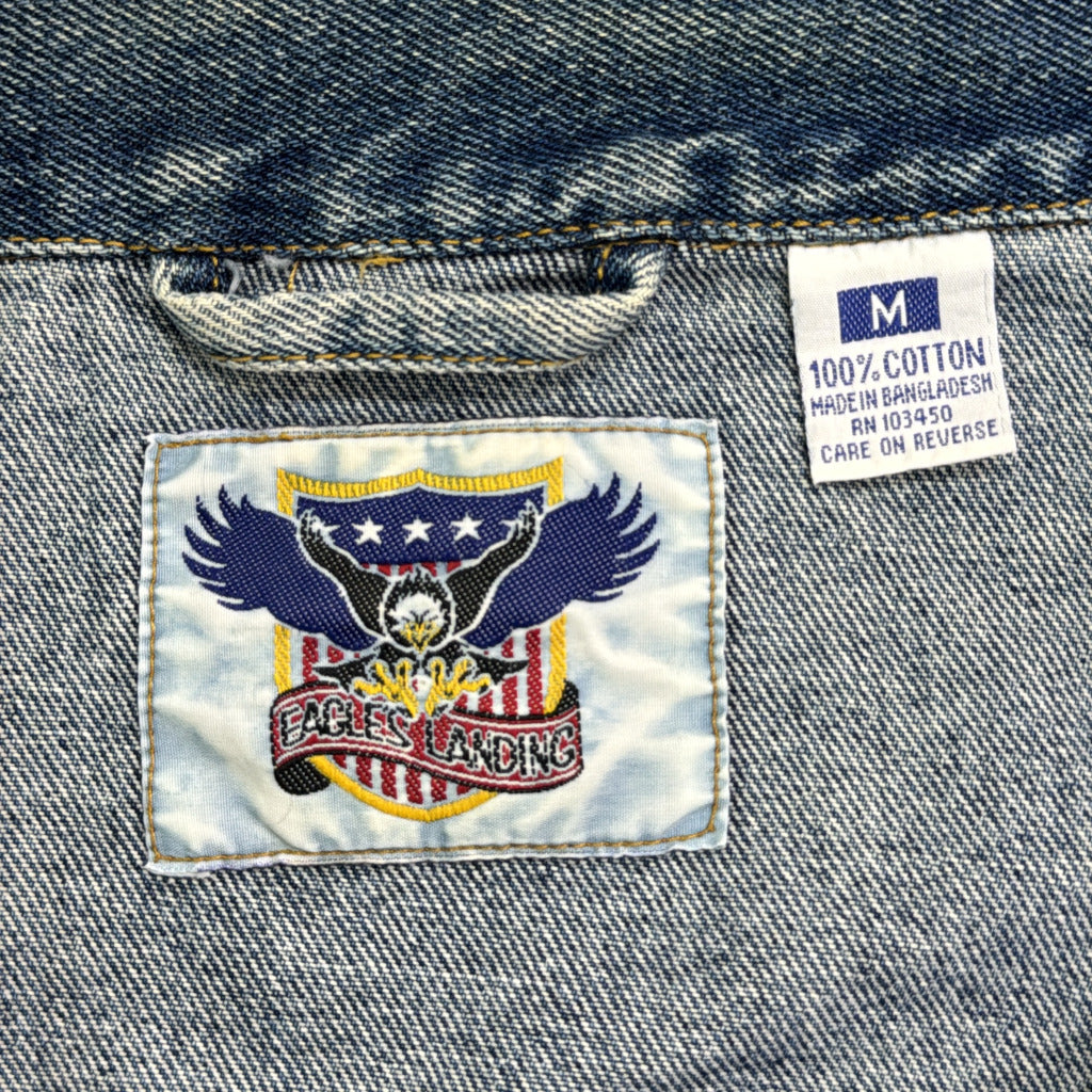 90s EAGLES LANDING Denim Jacket
