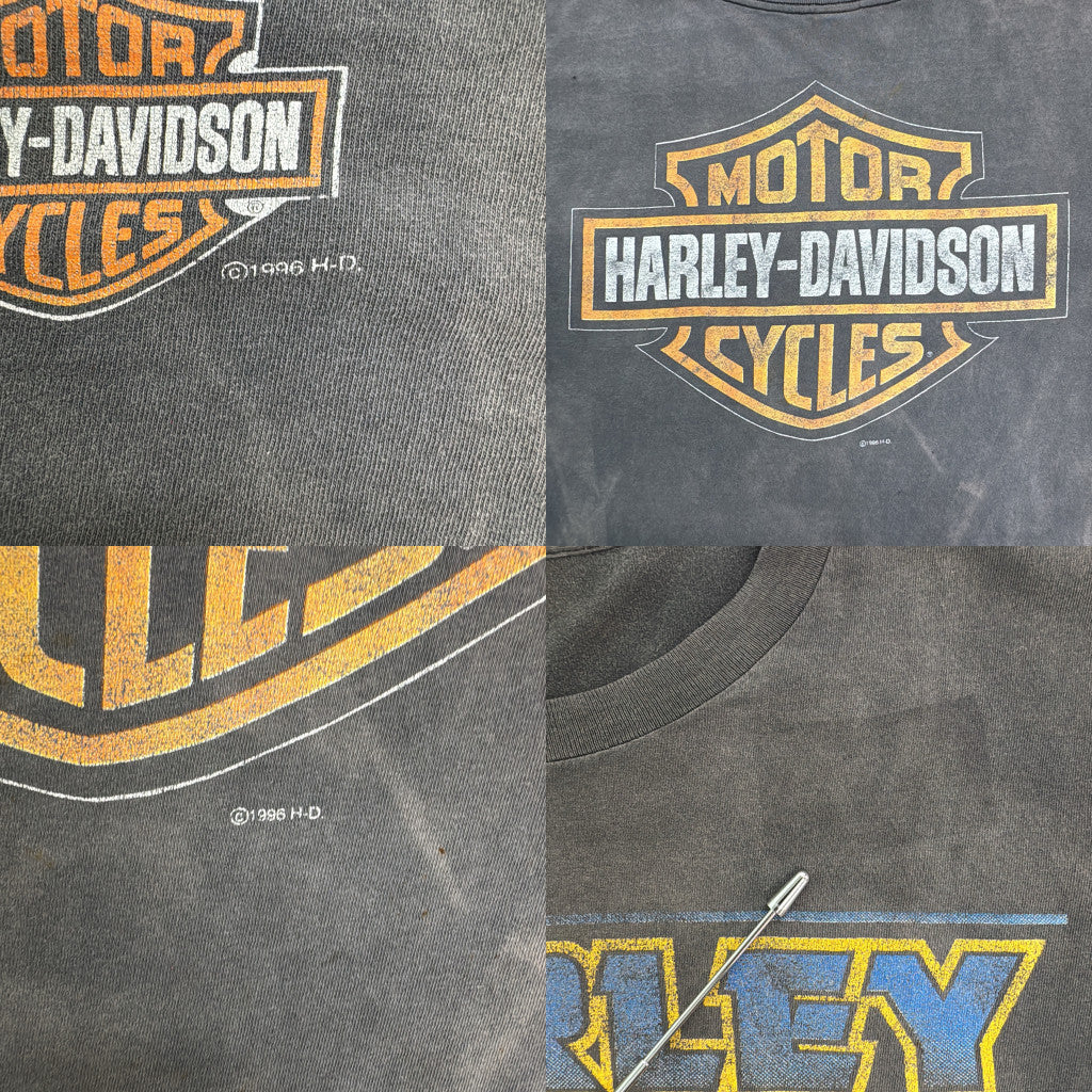90s HARLEY DAVIDSON Motorcycle T-Shirt