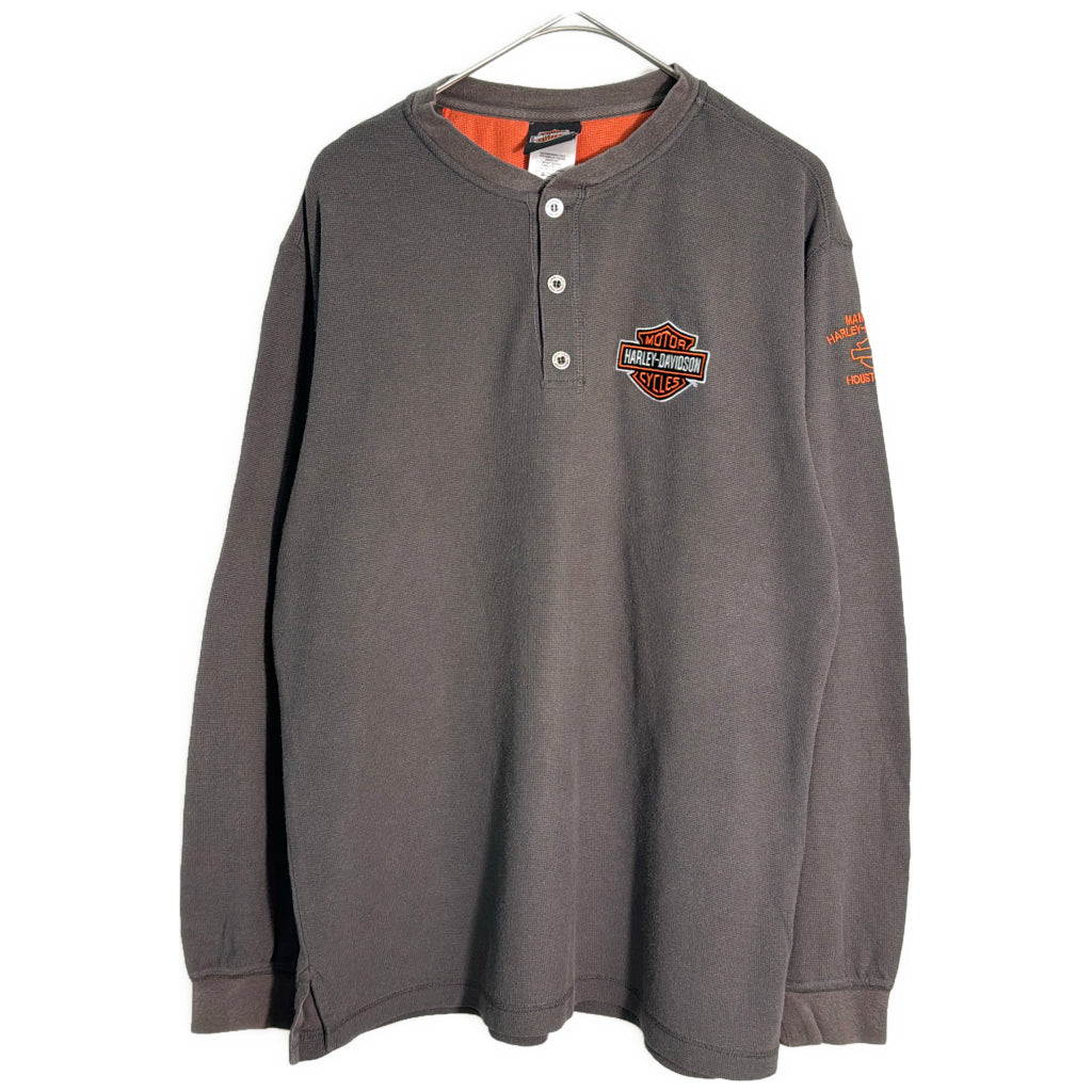 00s HARLEY DAVIDSON Motorcycle Long Sleeve T-Shirt