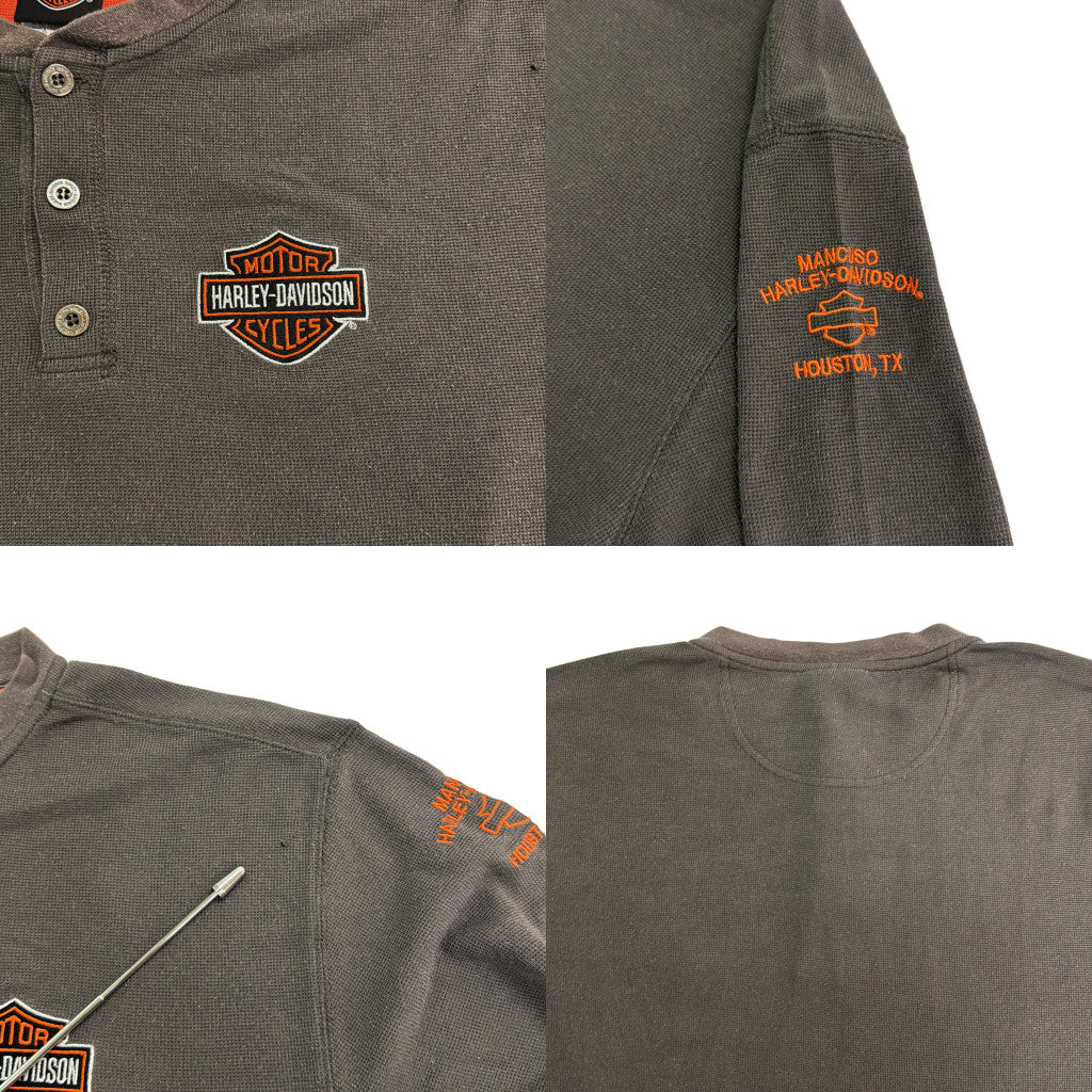 00s HARLEY DAVIDSON Motorcycle Long Sleeve T-Shirt