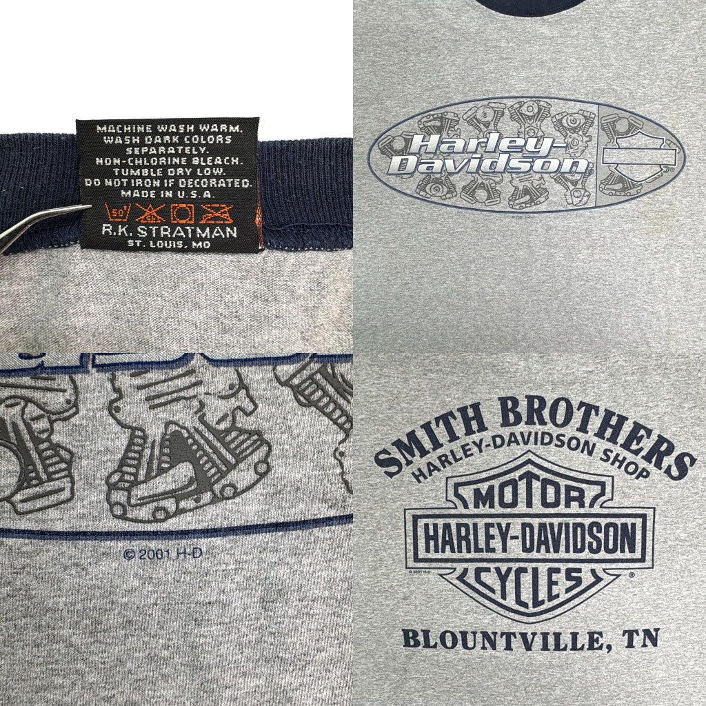00s HARLEY DAVIDSON Motorcycle T-Shirt
