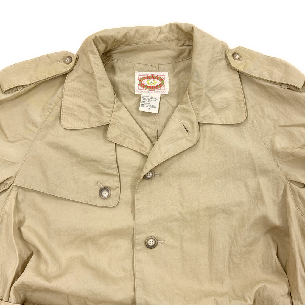 80s Banana Republic Trench Trench Coat