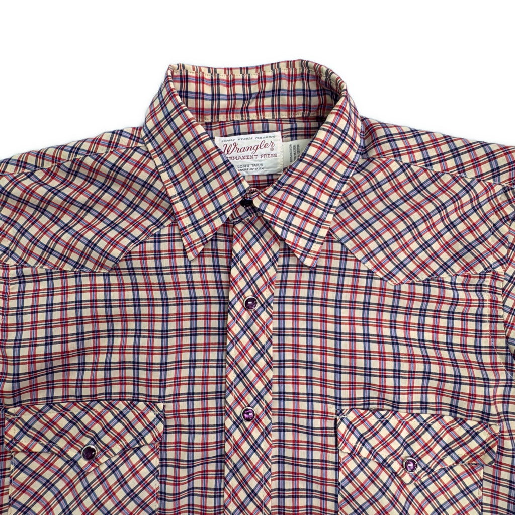 70s Wrangler Check Shirt
