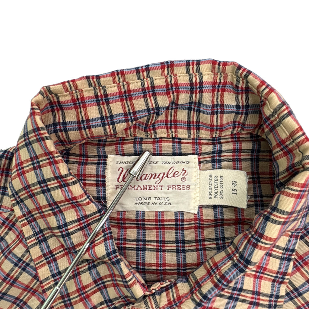 70s Wrangler Check Shirt