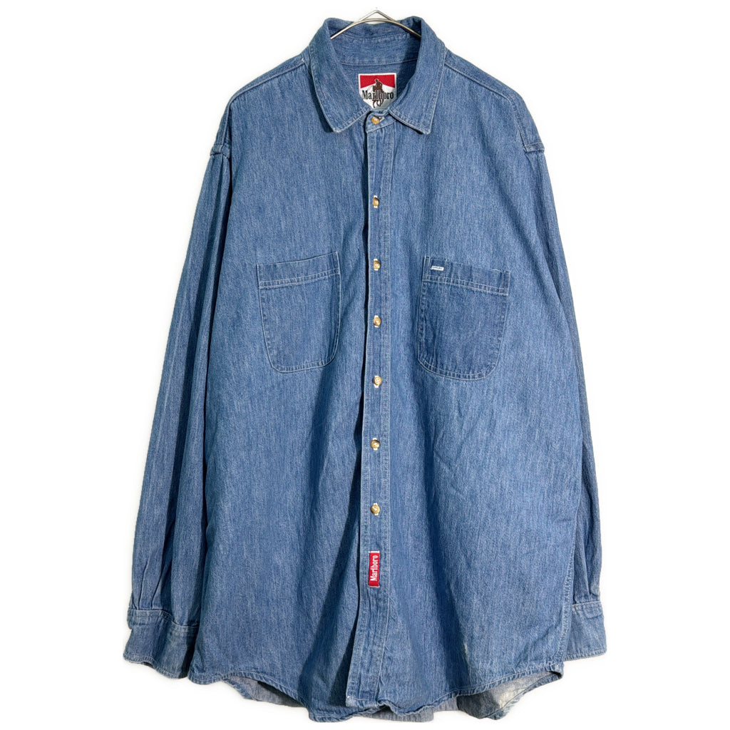 90s Marlboro Denim Chambray Shirt