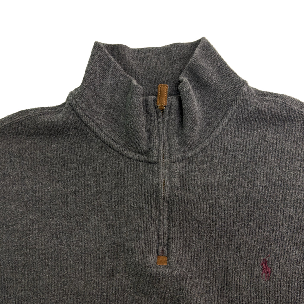 Polo by Ralph Lauren Half Zip Cotton Sweater Half Zip Sweater