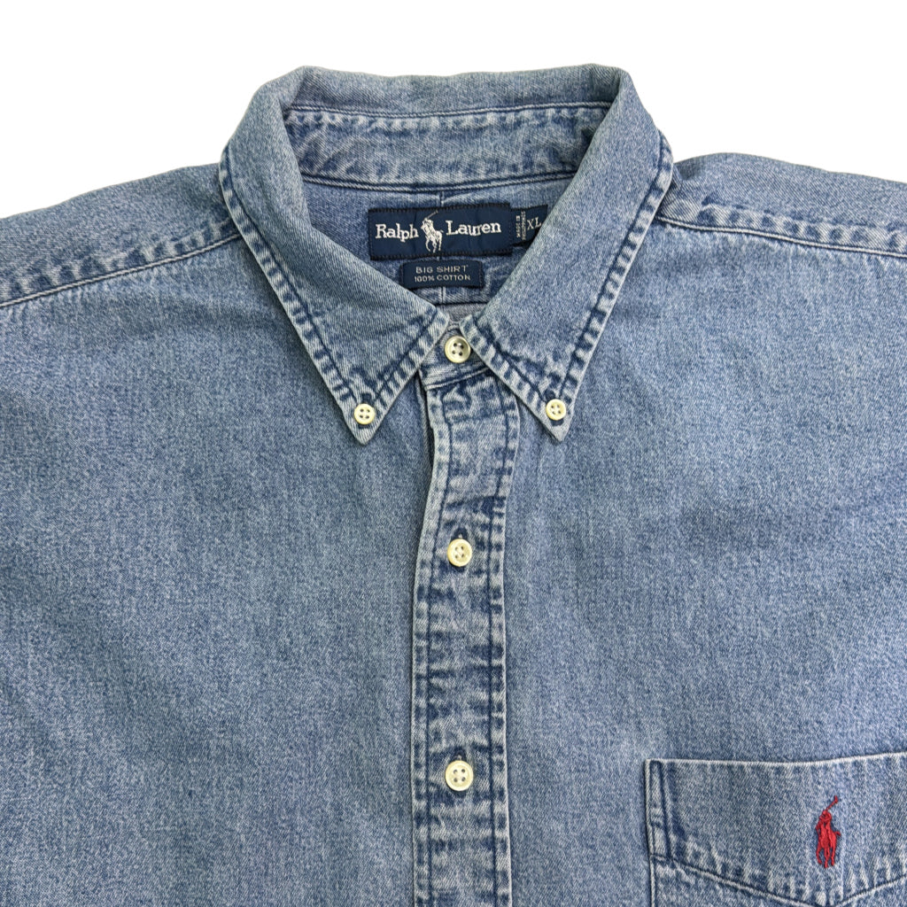 Polo by Ralph Lauren BIG SHIRT Denim Chambray Shirt