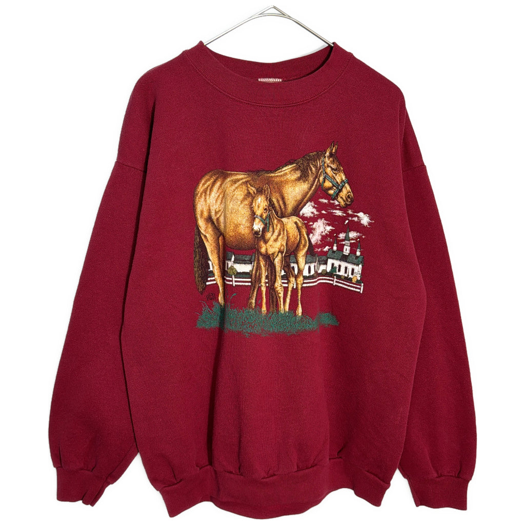 90s COTTON GROVE Animal Sweat