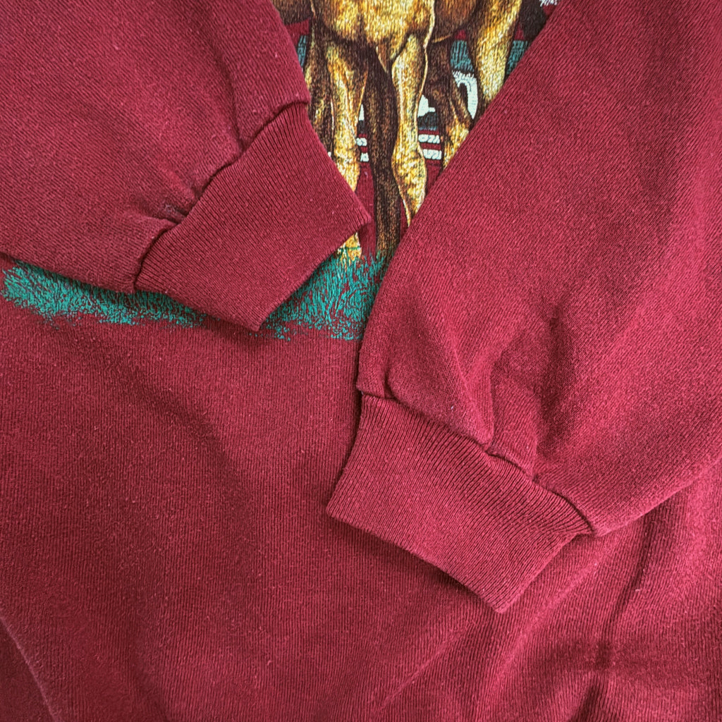 90s COTTON GROVE Animal Sweat