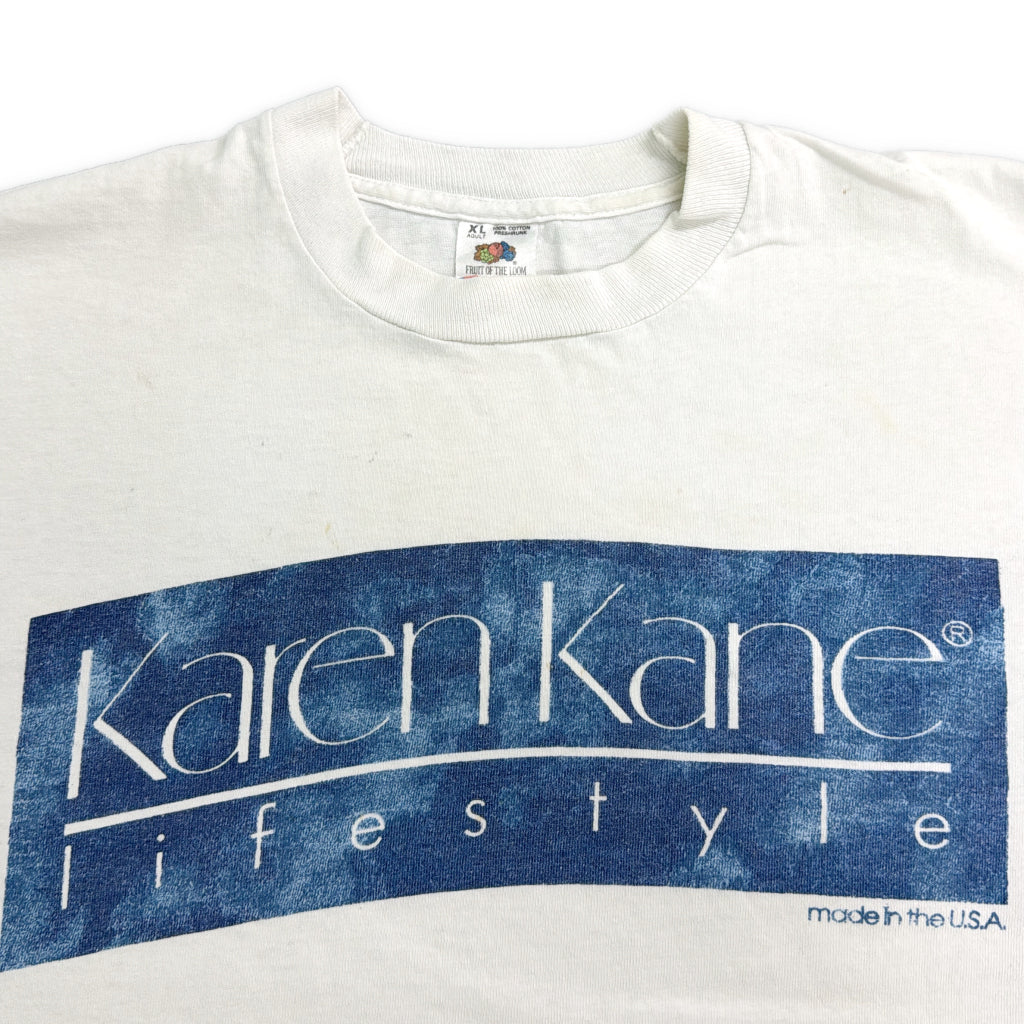 90s FRUIT OF THE LOOM Karen Kane カレンケーン Brand T-Shirt