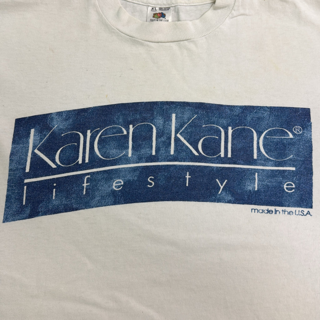 90s FRUIT OF THE LOOM Karen Kane カレンケーン Brand T-Shirt