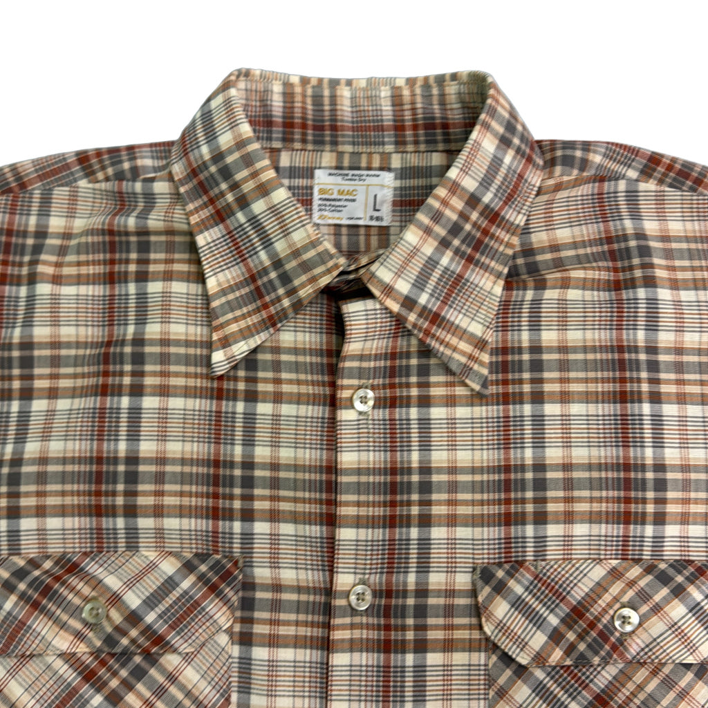 70s BIG MAC Check Shirt