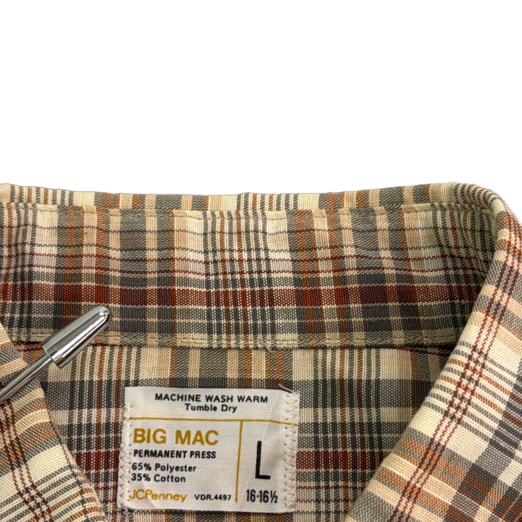 70s BIG MAC Check Shirt