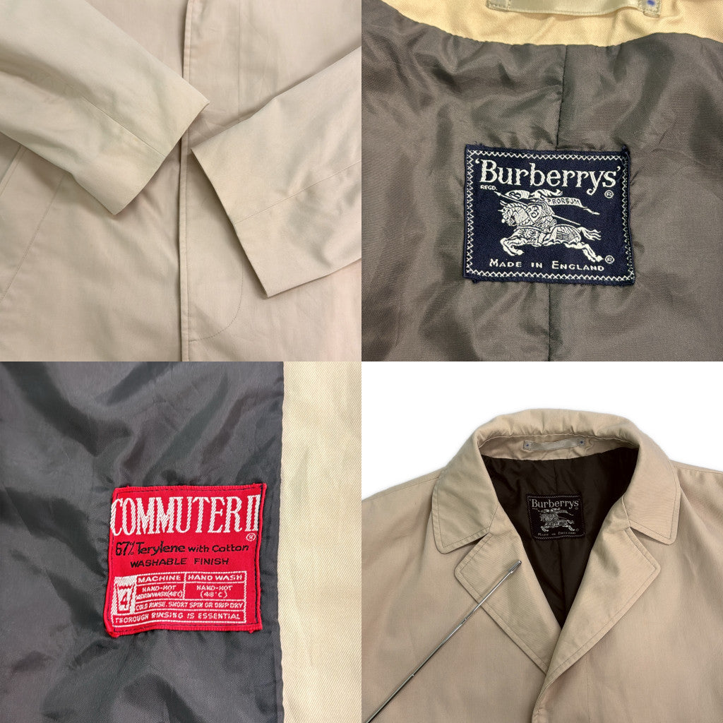 Burberrys Balmacaan Soutien Collar Coat