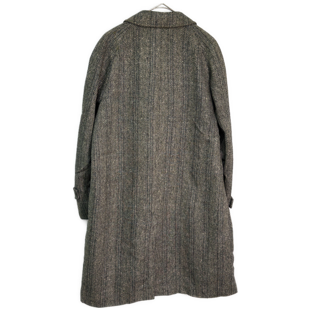 80s Aquascutum Balmacaan Soutien Collar Coat