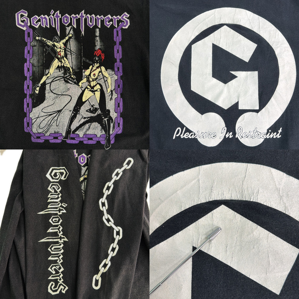 90s FRUIT OF THE LOOM Musician Long Sleeve T-Shirt