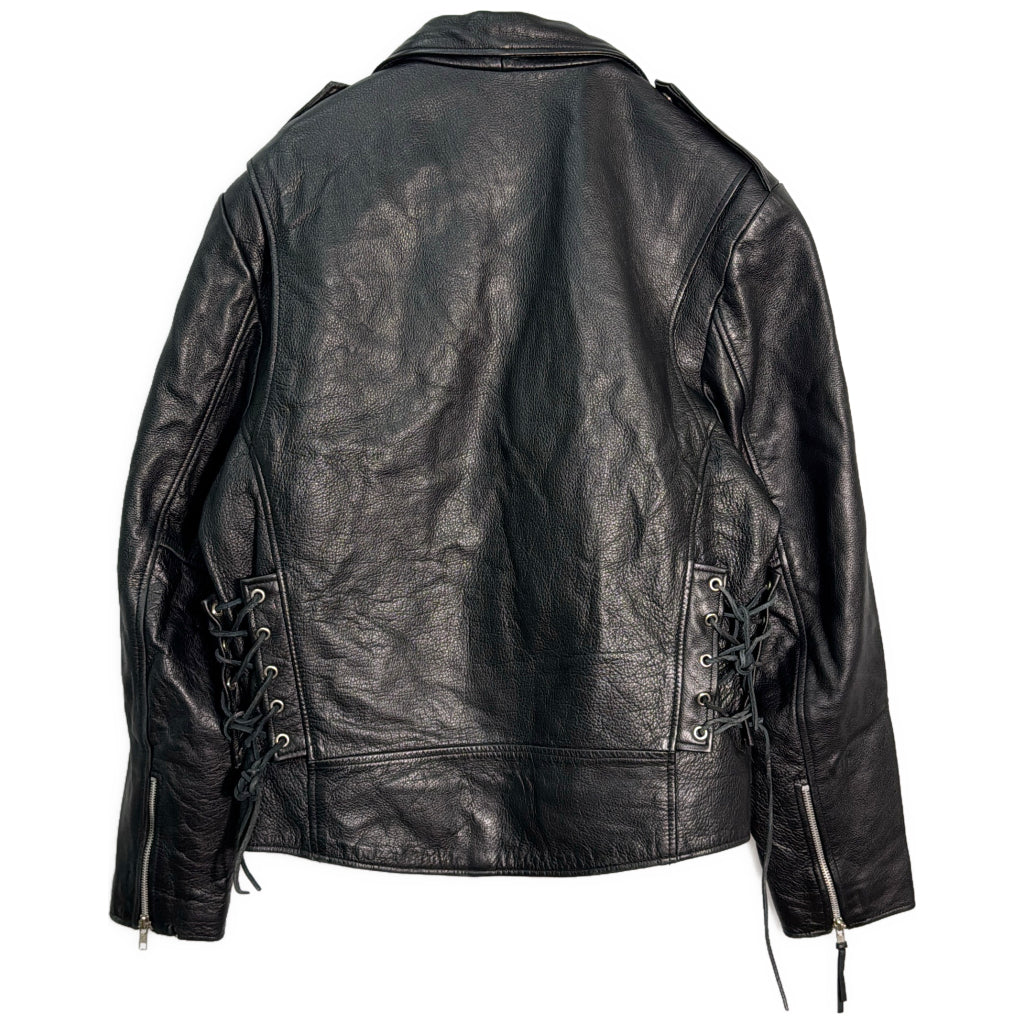 90s WILSONS LEATHER Double Riders Leather Jacket