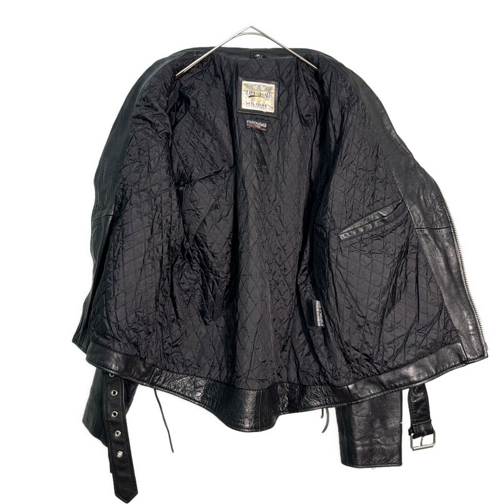 90s WILSONS LEATHER Double Riders Leather Jacket