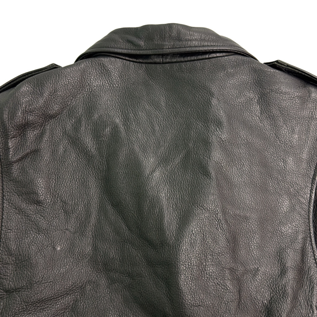 90s WILSONS LEATHER Double Riders Leather Jacket
