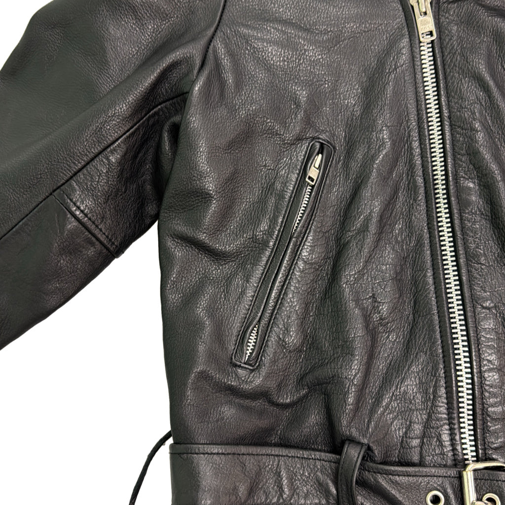 90s WILSONS LEATHER Double Riders Leather Jacket