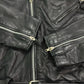 90s WILSONS LEATHER Double Riders Leather Jacket