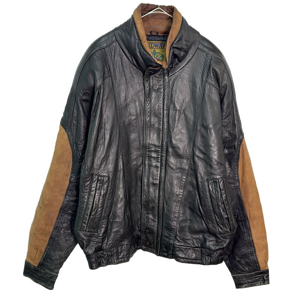 80s MIDWAY Leather Jacket