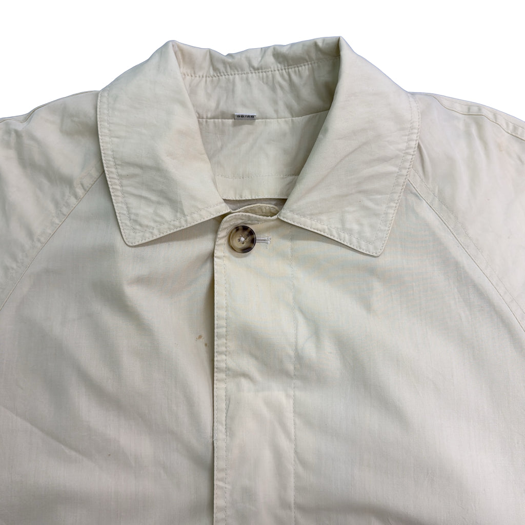 YVES SAINT LAURENT Balmacaan Soutien Collar Coat