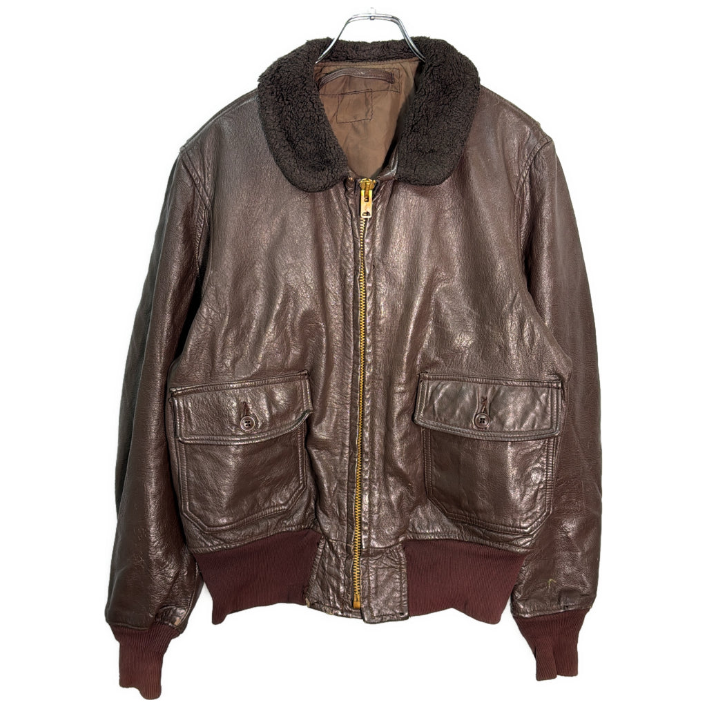 60s U.S. NAVY G-1 Flight Jacket Military Jacket