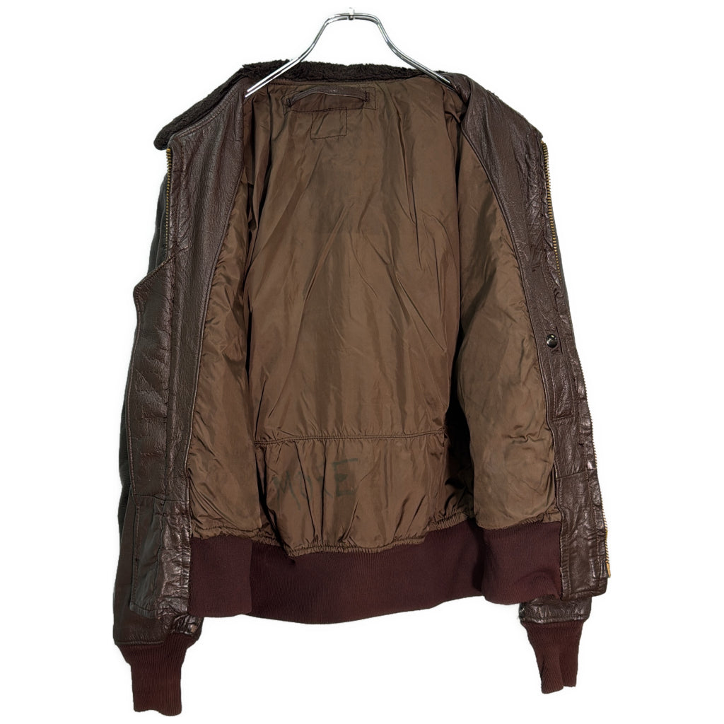 60s U.S. NAVY G-1 Flight Jacket Military Jacket
