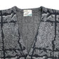 90s UNIFORM CODE Patterned Cardigan