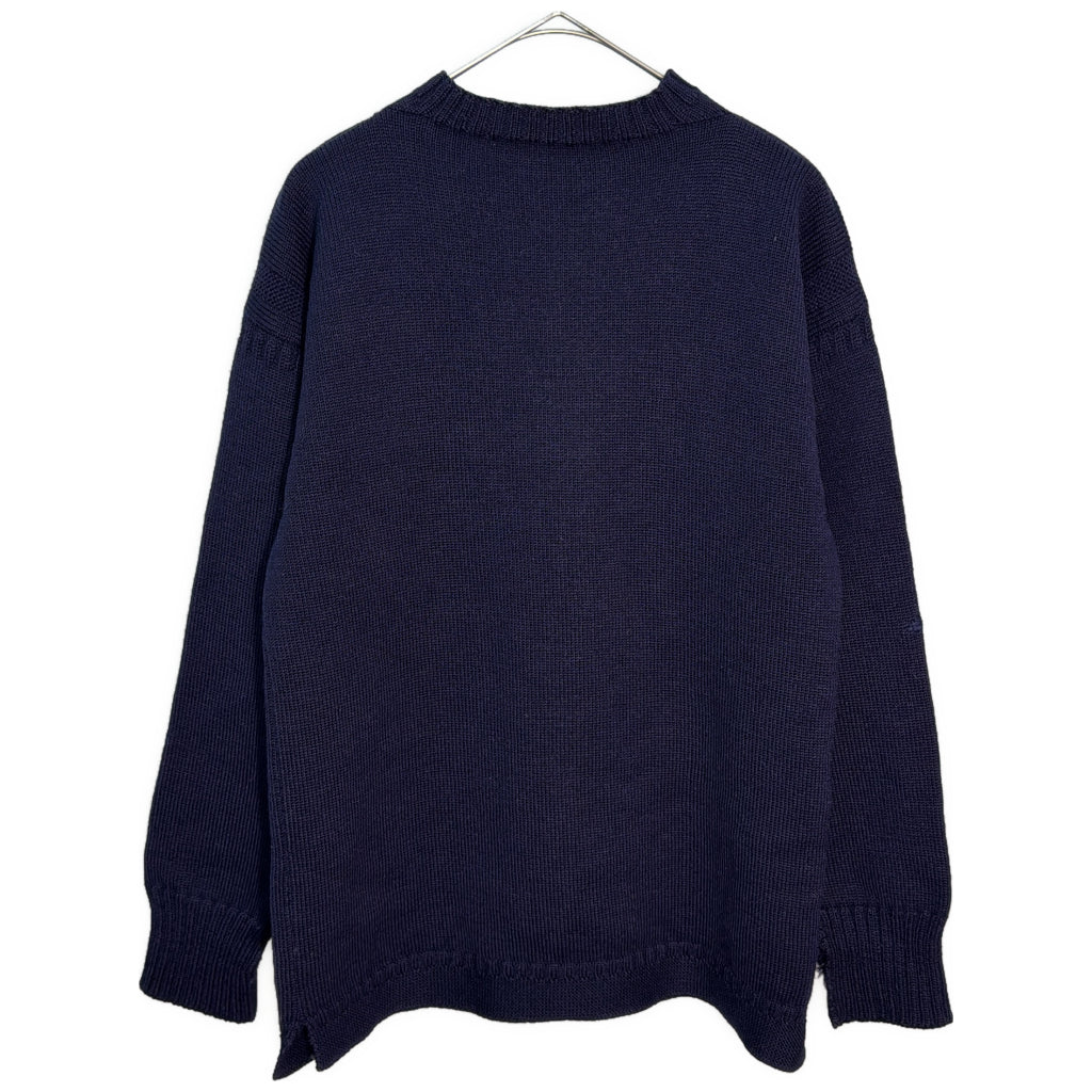 70s Traditional GUERNSEY Crewneck Sweater